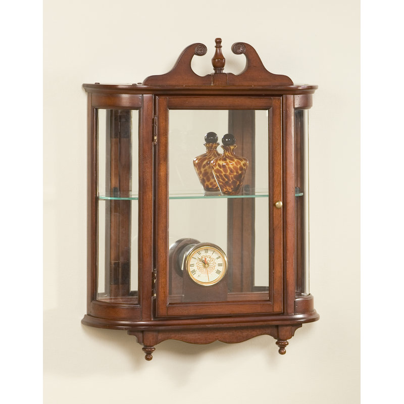 Small curio cabinet for wall discount